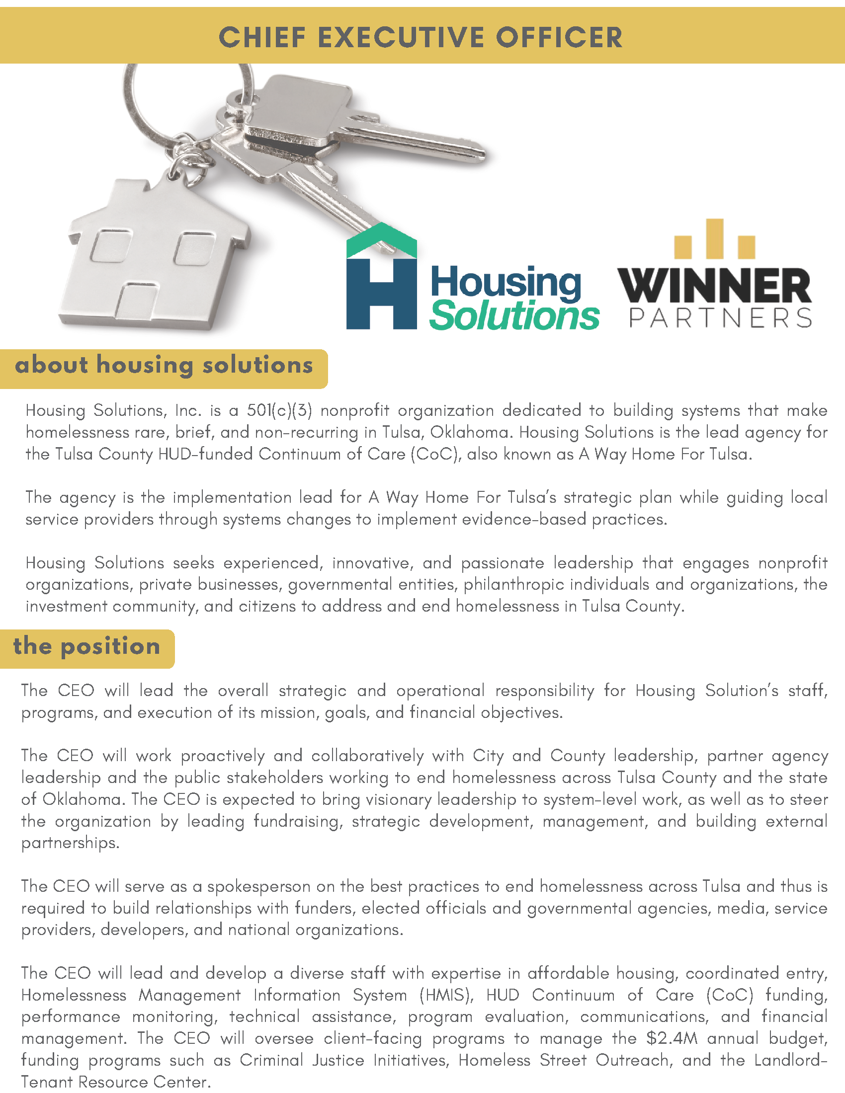 Careers Housing Solutions Tulsa